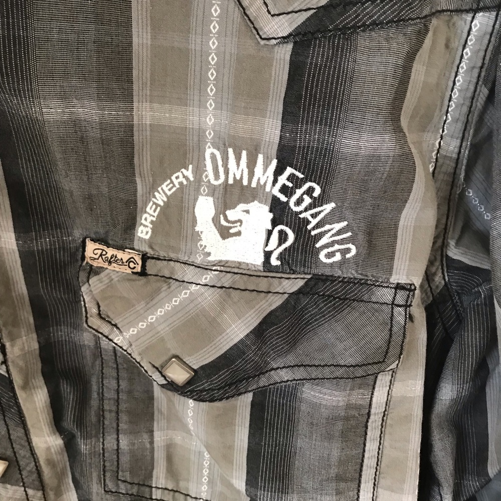 Ommegang Brewery Western Button Down Shirt Size S - Picture 4 of 8